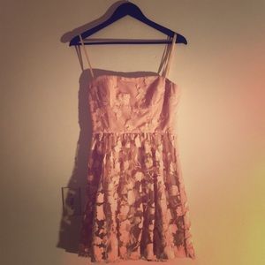BCBGMaxAzria floral embroidered cocktail dress